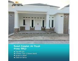 Dijual Rumah Komplek Murah Lokasi Strategis 3 Kamar Tanah 120m - Padang