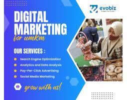 Jasa Digital Marketing UMKM Tumbuh Bersama Evobiz - Kediri 