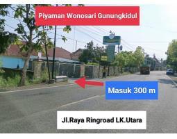 Dijual Tanah Murah Luas 460 m2 Strategis Di Ringroad Piyaman Kota Wonosari - Gunung Kidul