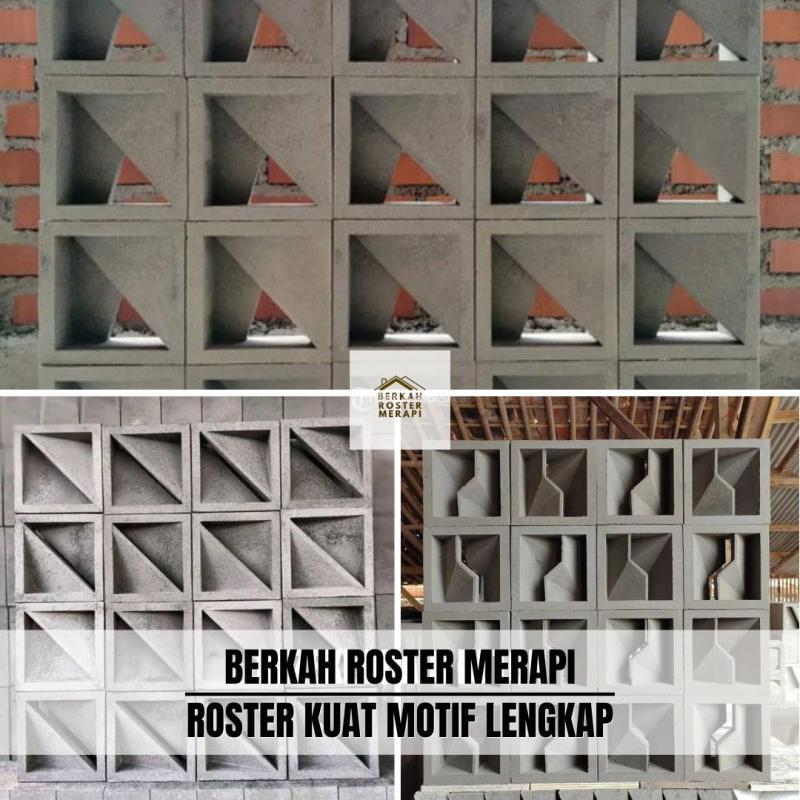 Produsen Roster Beton Minimalis Ukuran 20x20 Cm - Semarang