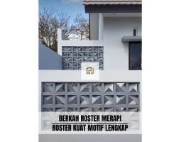 Ready Stok Roster Beton Pagar Rumah Minimalis - Boyolali