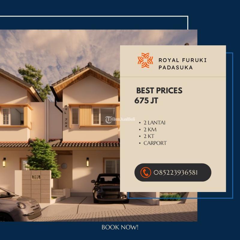 Dijual Rumah Strategis 2KT 2KM SHM di Padasuka Royal Furuki dengan Promo Harga Pre-Launching - Bandung Kota