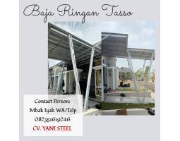Kanopi Baja Ringan Merk Tasso Murah - Banjar