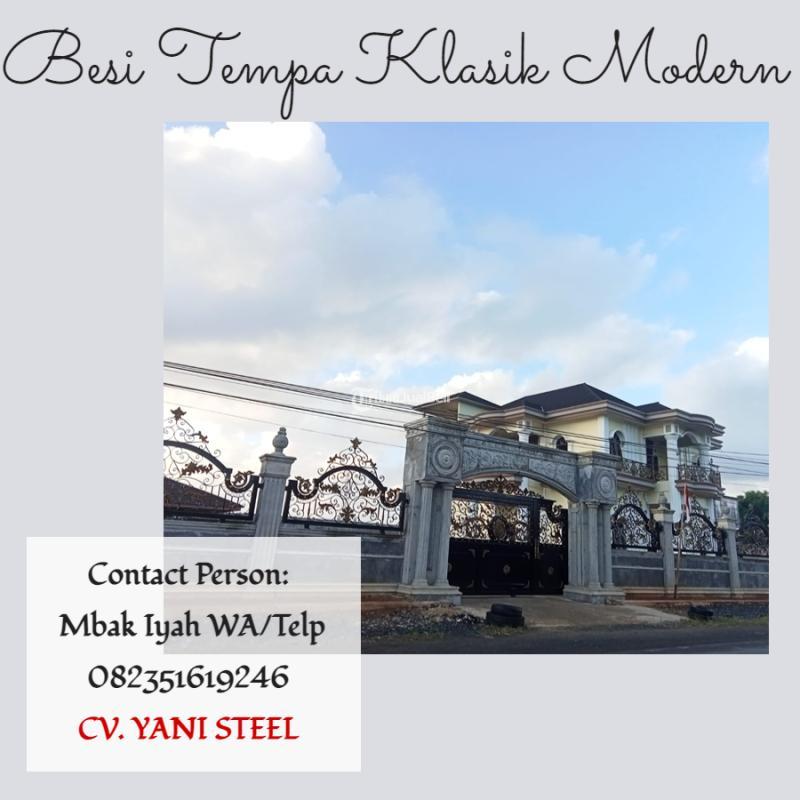 Pembuatan Pintu Pagar Klasik Modern Murah - Banjar