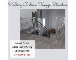 Railling Tangga dan Balkon Stainless Murah - Banjar 