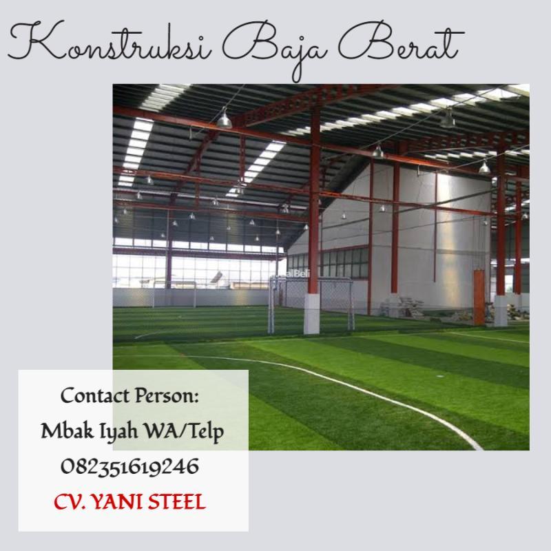 Konstruksi Baja Berat untuk Lapangan Olahraga - Banjar 