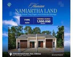 Jual Rumah Baru Tipe 30 2KT 1KM di Perumahan Namiartha Land Termurah - Kuningan