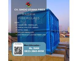   Roof Tank Panel FRP Fiberglass 5000 Liter  - Malang