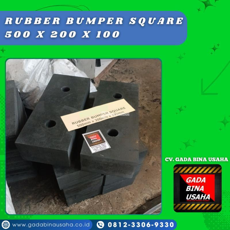 Karet Bumper Square 500mm x 200mm x 100mm - Malang