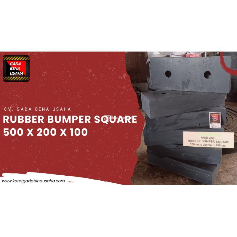 Karet Bumper Square 500mm x 200mm x 100mm - Malang