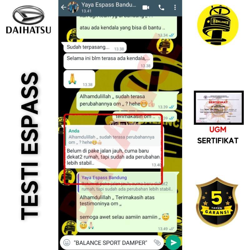 Peredam Guncangan Mobil Balance Alat Tepat Untuk Menstabilkan Mobil Awet 9 Tahun - Batam