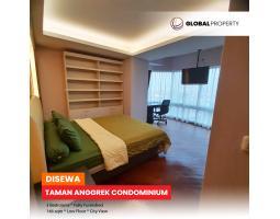 Disewakan Apartemen Bekas Luas 146 m2 Good Condition Taman Anggrek Condominium, 3 Bedrooms, Fully Furnished, Low Floor - Jakarta Barat