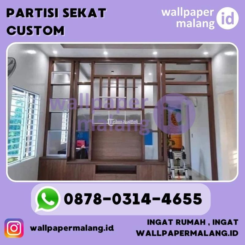 Partisi Sekat Custom Bahan Multiplek Finising HPL - Malang Kota