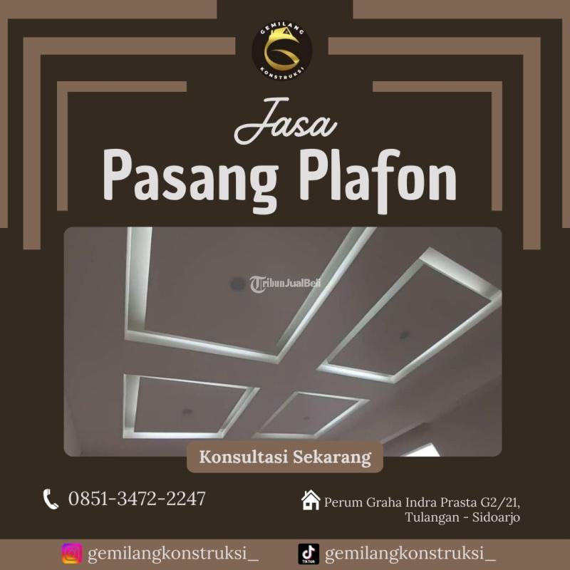 Jasa Plafon Pvc Gypsum - Sidoarjo