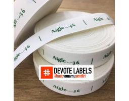 Cetak Label Baju Tafeta Juragan Cetak Labels -  Palangkaraya