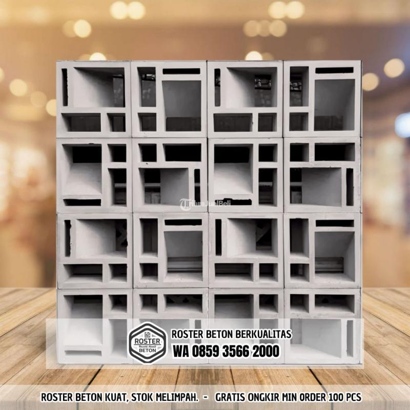 Roster Beton Model Terlaris untuk Pagar dan Dinding - Kediri 