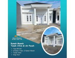 Jual Rumah Tipe 65 Luas Tanah 141m2 Baru Lokasi Strategis Hanya 530 Juta di Air Pacah - Padang