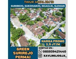 Dijual Tanah Murah Luas 157 m2 SHM Di Timur Jakal Km 10 - Sleman