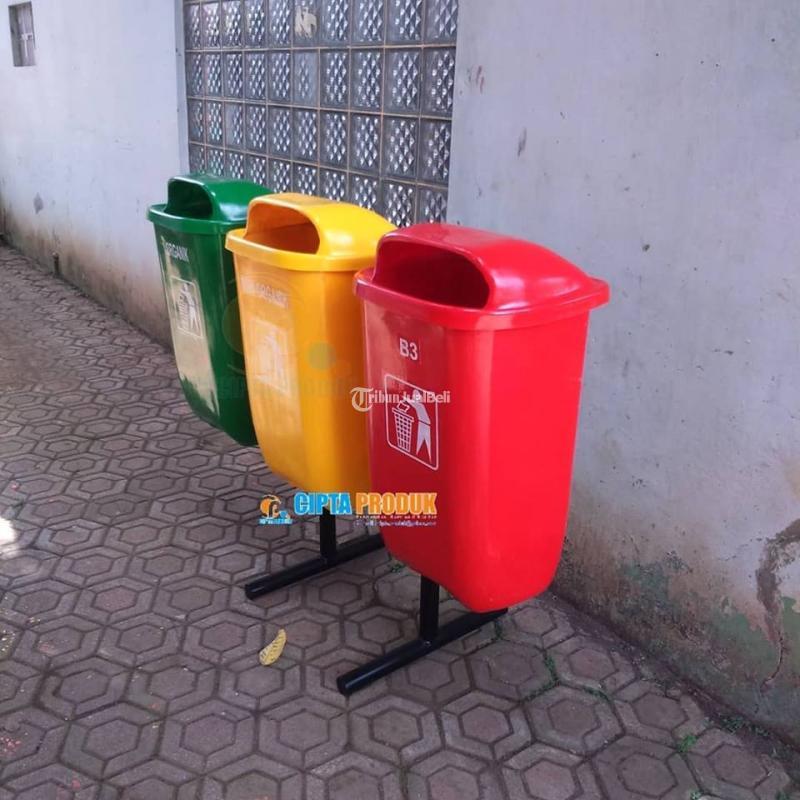 Supplier Tong Sampah Pilah 3 in 1 - Bekasi