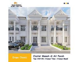 Dijual Rumah Siap Huni Cluster Mewah Eropa Klasik 3 Kamar 2 Lantai - Padang 