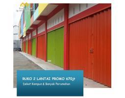 Dijual Ruko Di Air Pacah 2 Lantai Siap Pakai Promo 690 Juta di Koto Tangah - Padang 