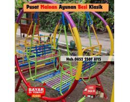  Ayunan Besi Bulat Custom dan Perosotan Anak - Batang 