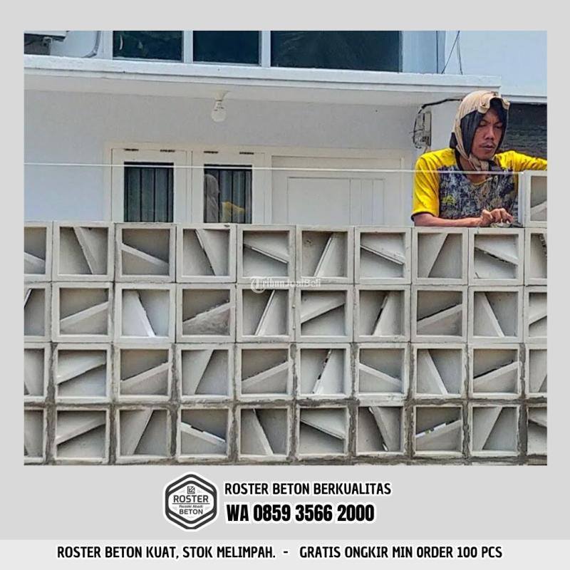 Roster Beton Minimalis Modern di Bancar - Tuban