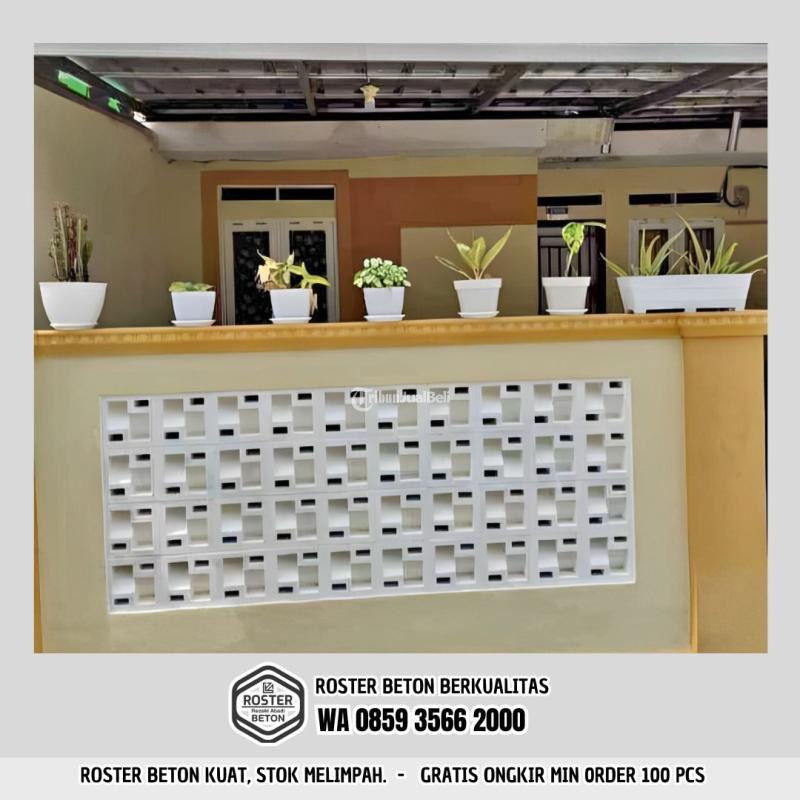 Ukuran Roster Beton 20x20 25x25 dan lain lain di Jatirogo - Tuban