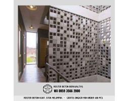 Roster Beton 20x20 Motif Dadu Mix di Montong - Tuban