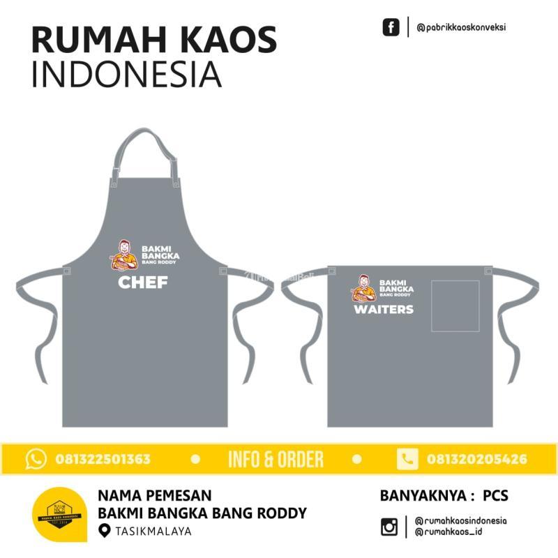 Promo Terbatas Apron Dapur Lumban Sialaman, Custom Apron - Humbang Hasundutan