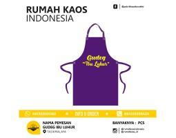 Eksklusif Apron Kain Lau Garut, Apron Koki - Karo