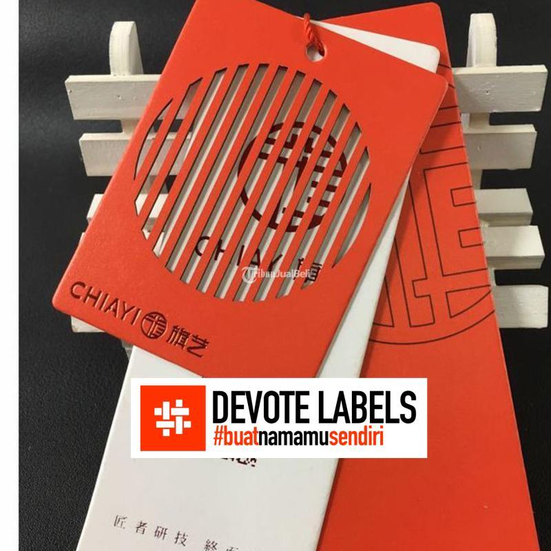 Cetak Label Hangtag Devote Cetak Labels - Seruyan
