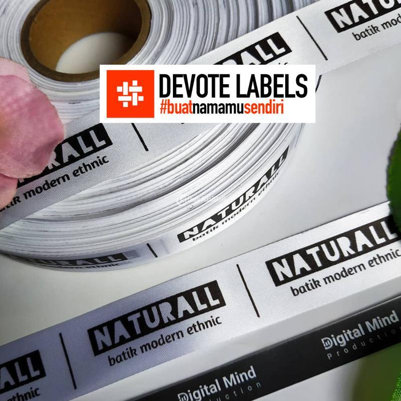 Cetak Label Satin Devote Cetak Labels - Kota Palangkaraya