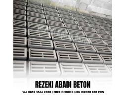 Roster Beton Model Krepyak Ukuran 20x40 untuk Gudang dan Ventilasi - Tuban