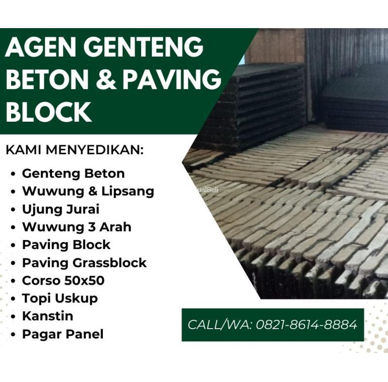 Keunggulan Genteng Beton Flat Minimalis Kuat dan Tahan - Malang