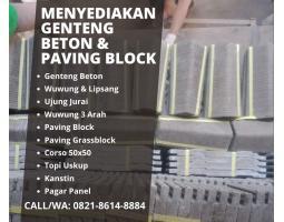 Genteng Beton Garis Perlindungan dan Estetika - Malang