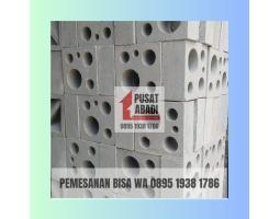 Roster Beton Motif Bubble untuk Pagar Rumah di Panjalu - Ciamis