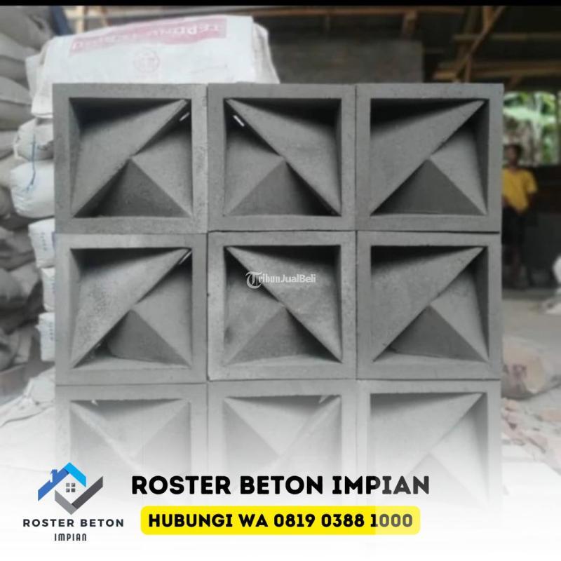 Roster Beton Pagar Rumah Kualitas Premium Harga Terjangkau di Pakis - Malang