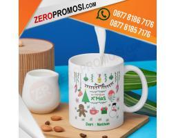 Mug Souvenir Natal dengan Cetak Foto Pribadi - Tangerang 
