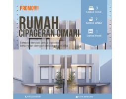 Dijual Rumah Tipe 65 SHM 3KT 2KM Dekat Cipageran Asri, Bonus Umroh - Cimahi