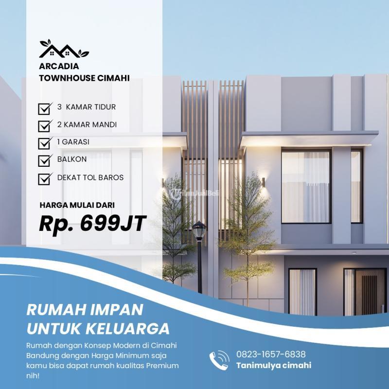 Dijual Rumah Cimahi Utara SHM 3KT 2KM, Dekat STKIP Pasundan dan Yonzipur - Cimahi