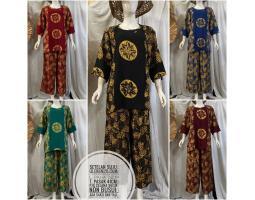 Setelan Celana Panjang Wanita Batik Cap Premium Super Jumbo by Batik Roro Syifa - Pekalongan Kota