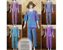 Setelan Celana Panjang Wanita Batik Cap Premium Soft Zahra by Batik Roro Syifa - Pekalongan