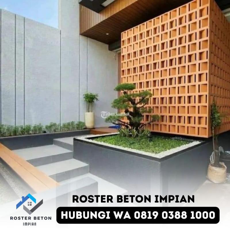 Roster Loster Beton Dinding Minimalis Modern di Tajinan - Malang