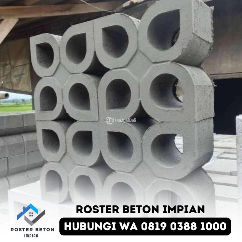 Roster Beton Anti Tampias Hujan Kualitas Premium di Wajak - Malang