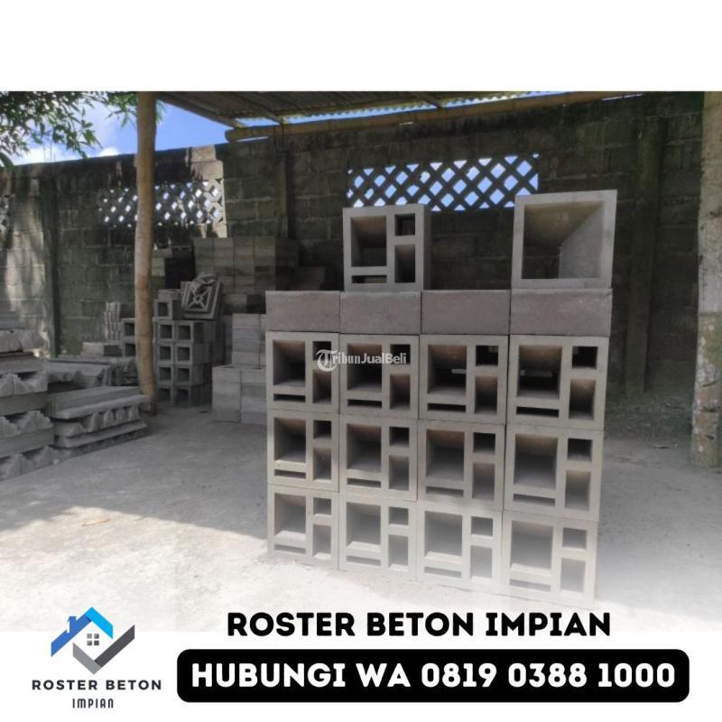 Loster Roster Beton Minimalis Lubang Angin Harga Pabrik di Bumiaji - Batu