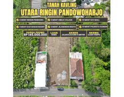 Dijual Tanah Kavling Luas 83m SHM Utara Ringin Pandowoharjo - Sleman