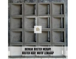 Distributor Roster Beton Merapi Tersedia Motif Nako di Banyudono - Boyolali