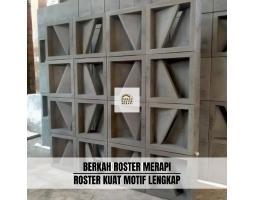 Tersedia Roster Beton Model Anti Tampias Air Hujan - Boyolali 