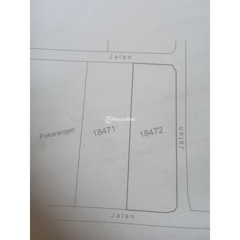 Jual Tanah Hook 3 Muka Luas 446 m2 Dekat Pasar Gentan - Sleman